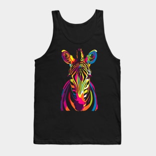 Zebra Endangered Existence Tank Top